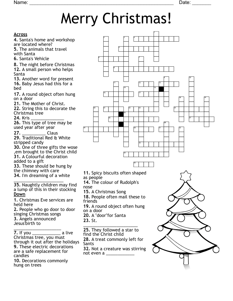 Christian Christmas Word Search WordMint
