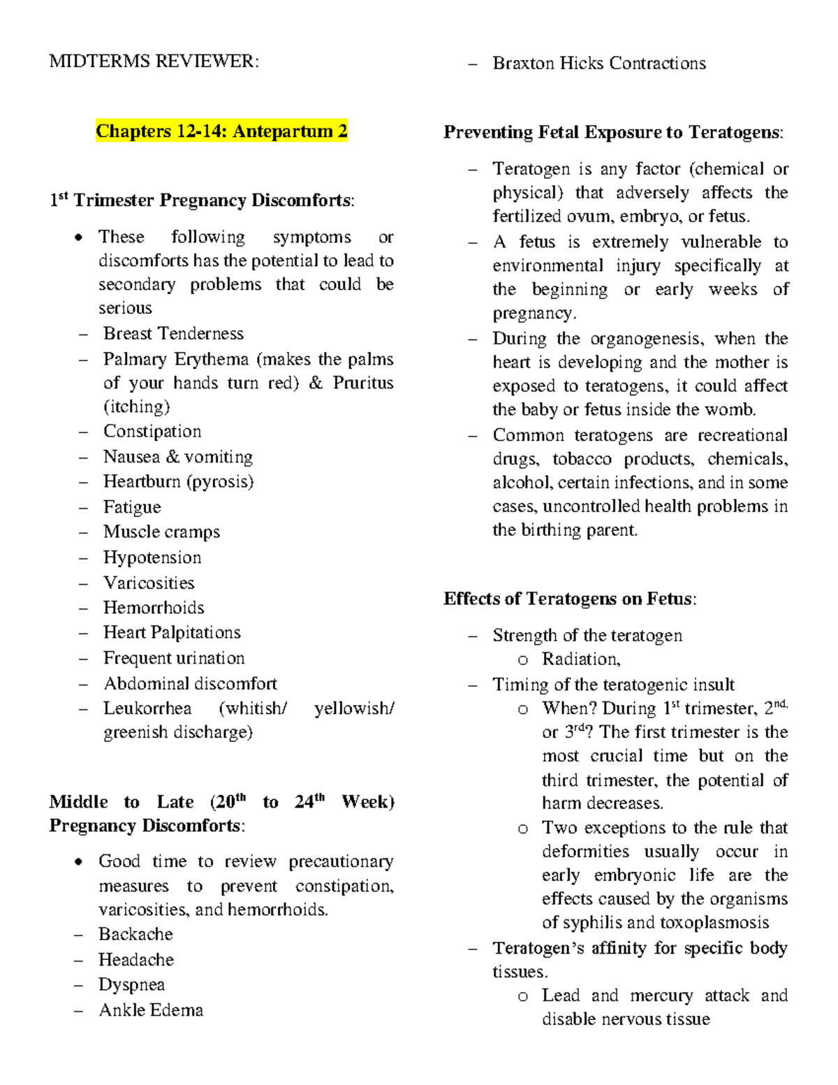 CMCA Notes Reviewer For The 1st Sem Of 2nd Year BSN MIDTERMS REVIEWER Chapters 12 14 Studocu CMCA Notes Reviewer For The 1st Sem Of 2nd Year BSN MIDTERMS REVIEWER Chapters 12 14 Studocu