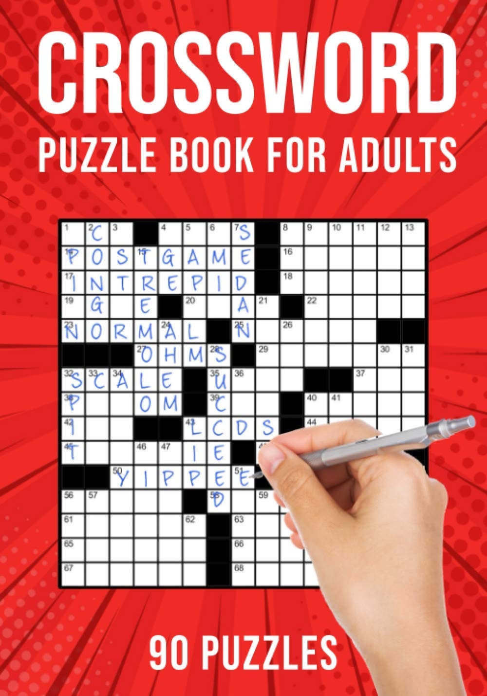 Crossword Puzzles For Adults 90 Challenging India Ubuy