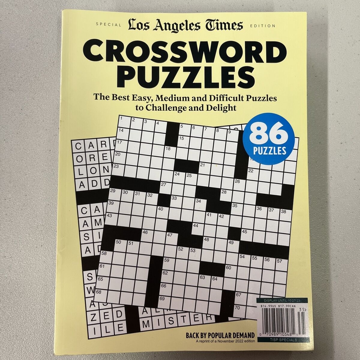 Crossword Puzzles Special Edition Los Angeles Times Magazine 