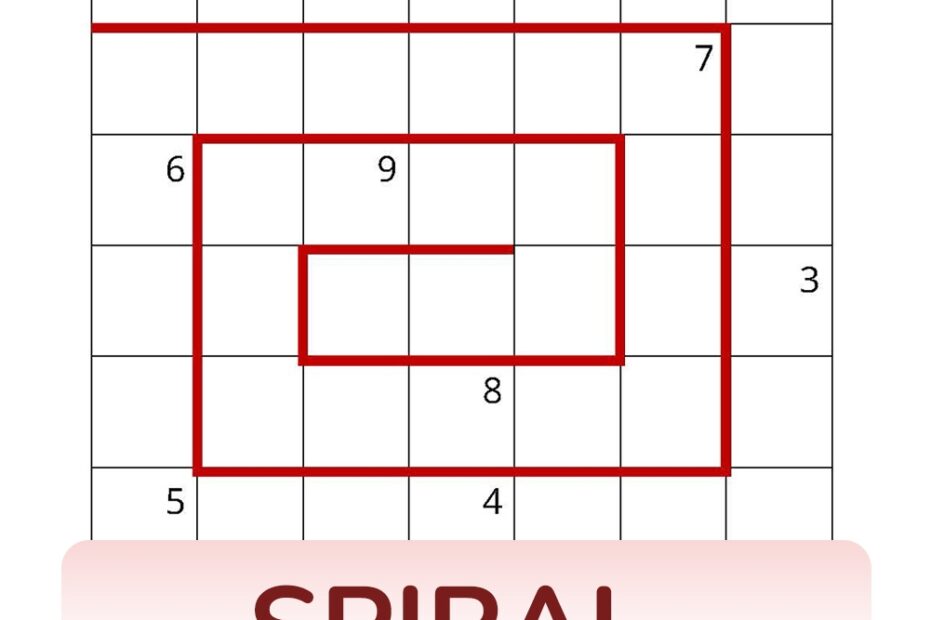 Crossword Spiral 2 Marias Place