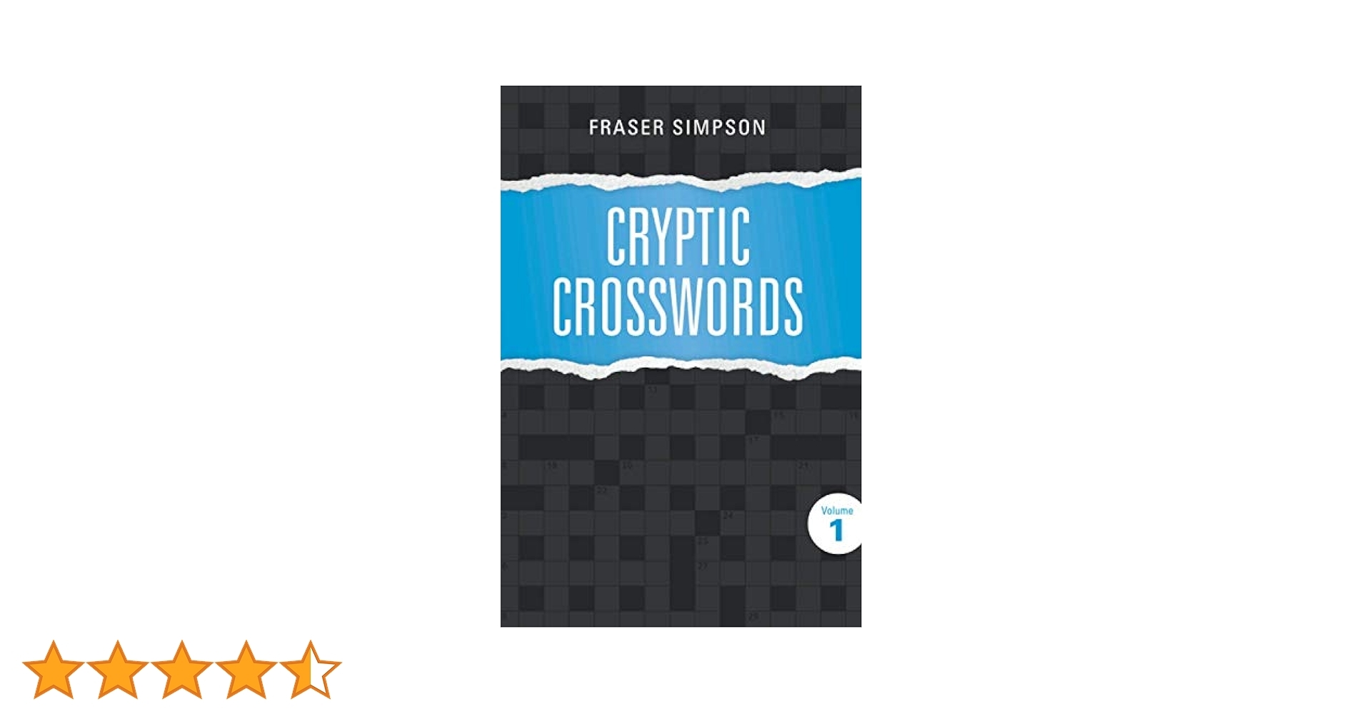 Cryptic Crosswords Volume 1 Simpson Fraser 9781777561307 Books Amazon ca