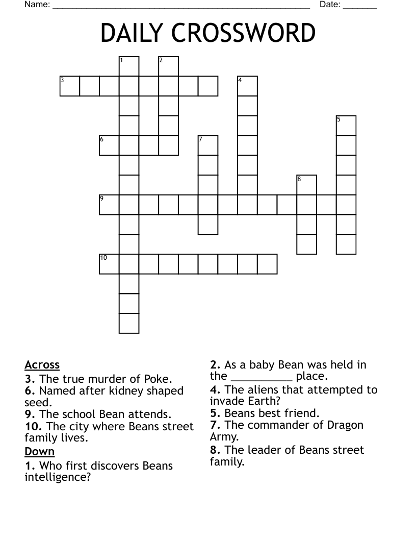 DAILY CROSSWORD WordMint
