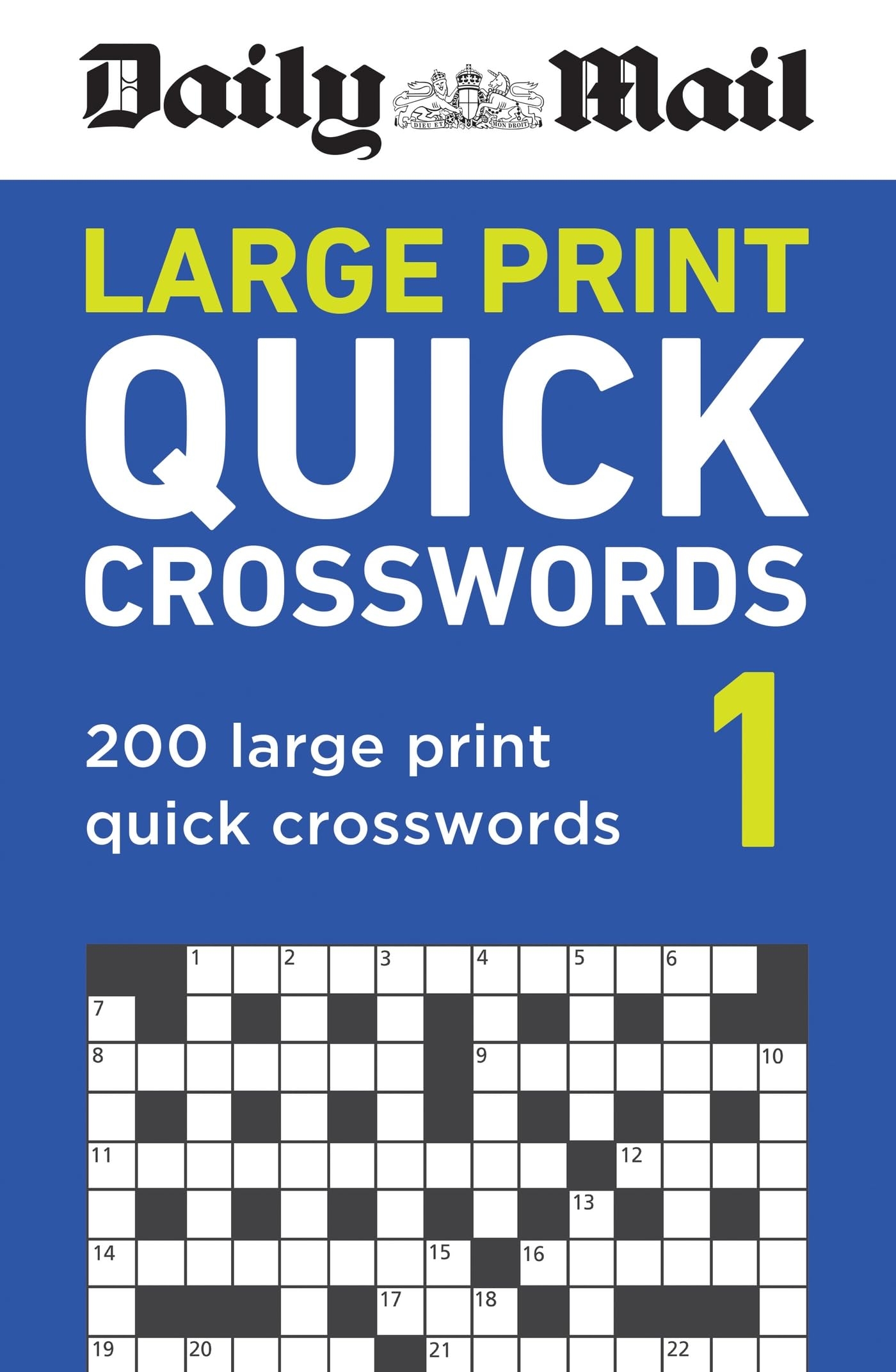 Daily Mail Large Print Quick Crosswords Volume 1 200 Large Print Quick Crosswords The Daily Mail Puzzle Books Amazon co uk Daily Mail 9781788405324 Books