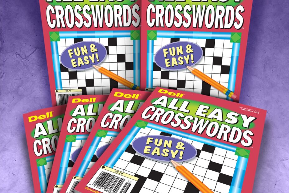 Dell All Easy Crossword Puzzles Bundle 20