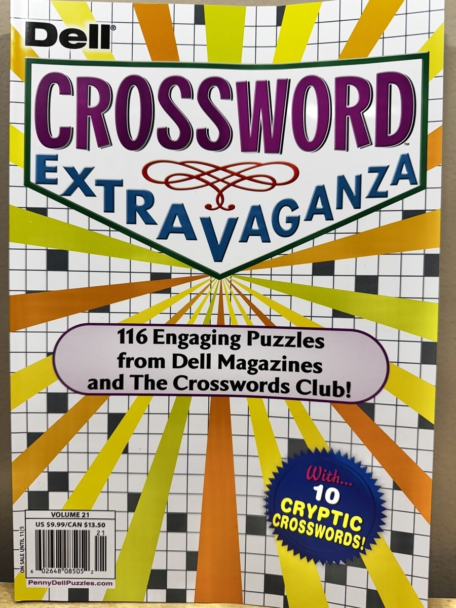 Dell Crossword Extravaganza Puzzles Magazine Vol 21 EBay