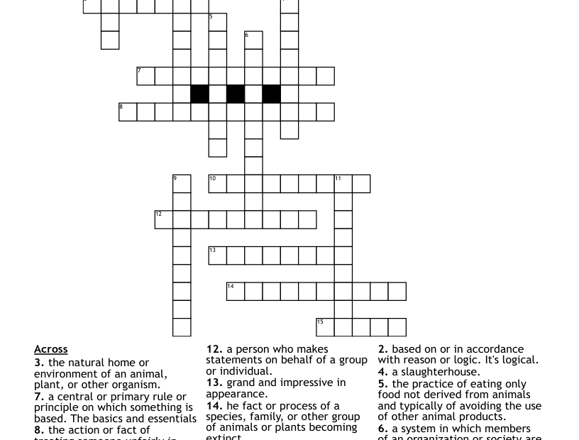 Dictionary Activity Crossword WordMint