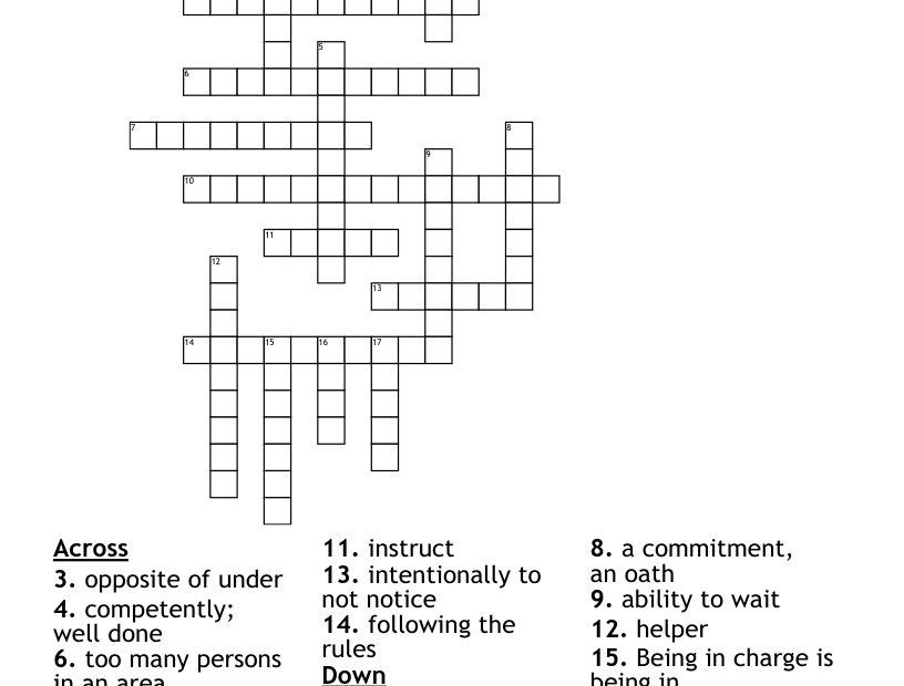 ESL Crossword WordMint
