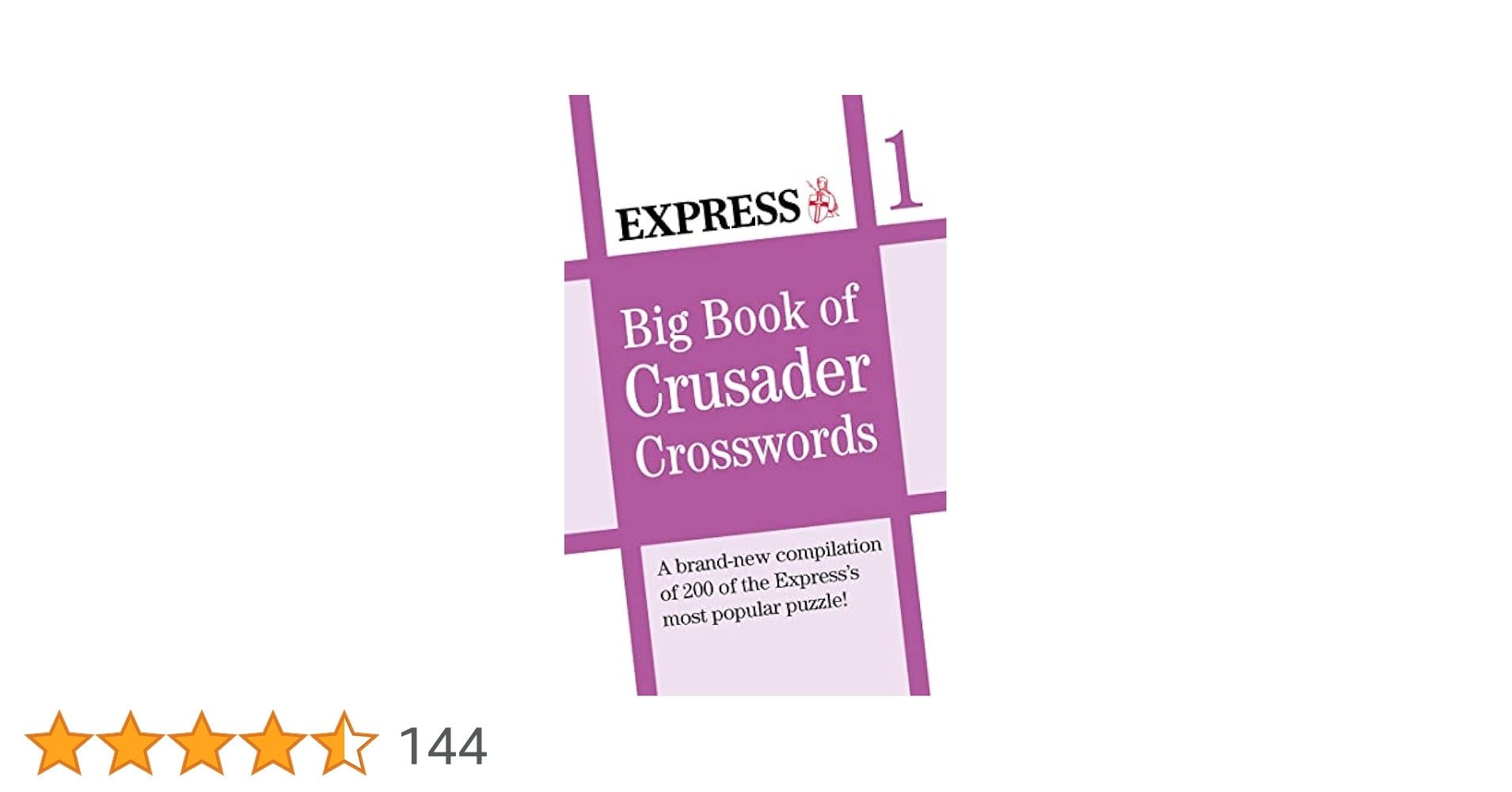 Express Big Book Of Crusader Crosswords Volume 1 Daily Express Puzzle Books Amazon co uk Express Newspapers 9781788404341 Books