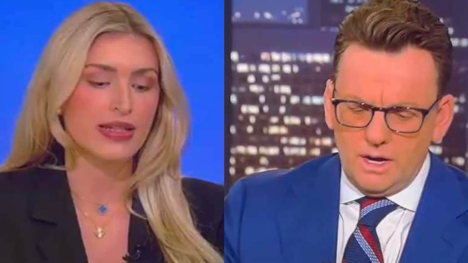 Fox News Panelist Camryn Kinsey Faints On Air Viewers Outraged By Anchor Jonathan Hunt s cold Reaction Hindustan Times