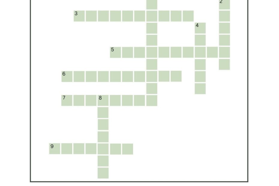 Free And Customizable Crossword Puzzle Templates Canva