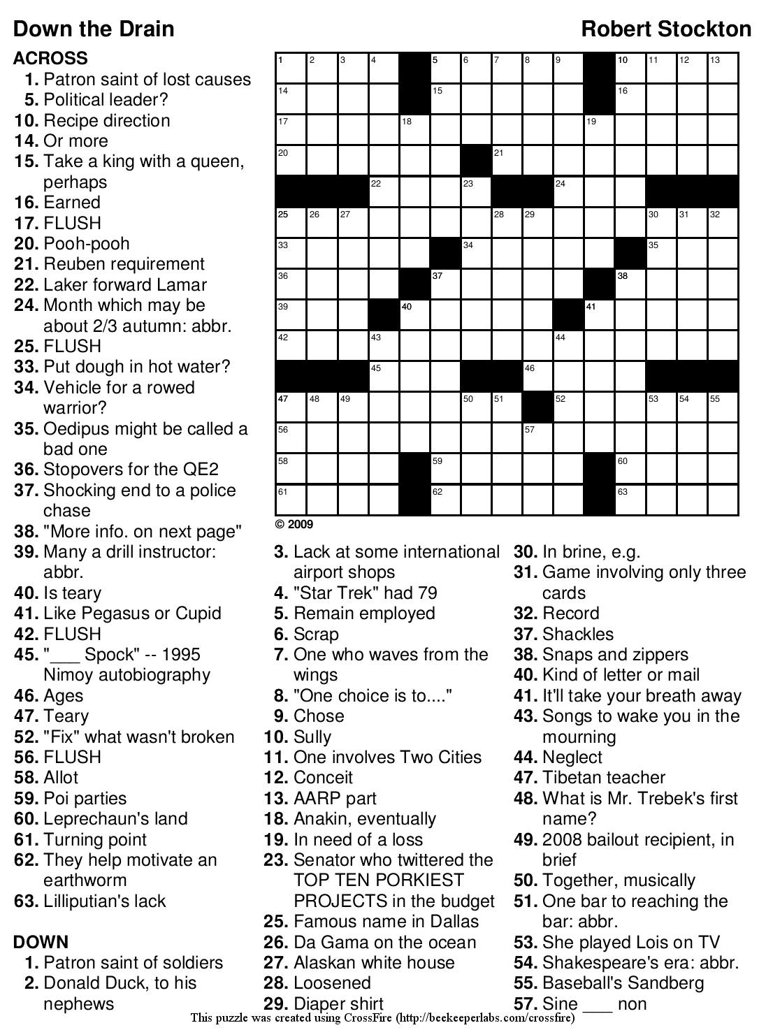 Free Crossword Puzzle 98 