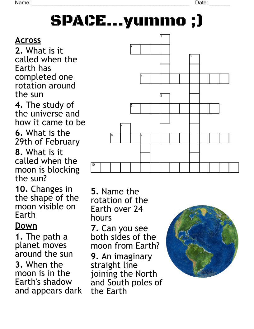 Fun In The Sun Crossword WordMint