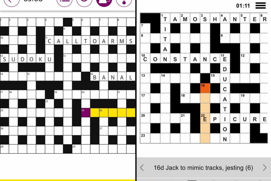 Great Crossword Apps For US UK Cryptic And Free Puzzles TapSmart