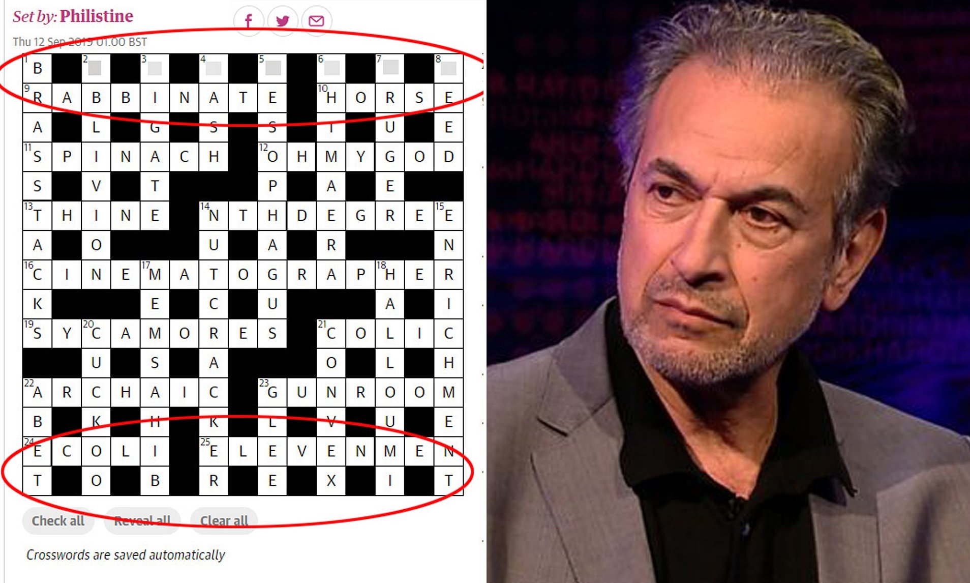 Guardian Cryptic Crossword Setter Sends Twitter Into A Tizz With B To Brexit Hidden Message Daily Mail Online
