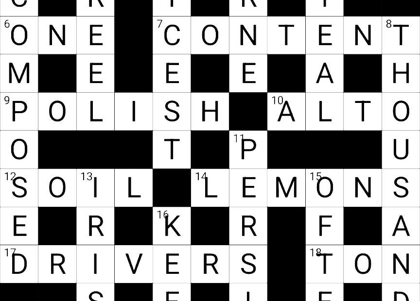 Guardian Quick Cryptic 6 By Maskarade Fifteensquared