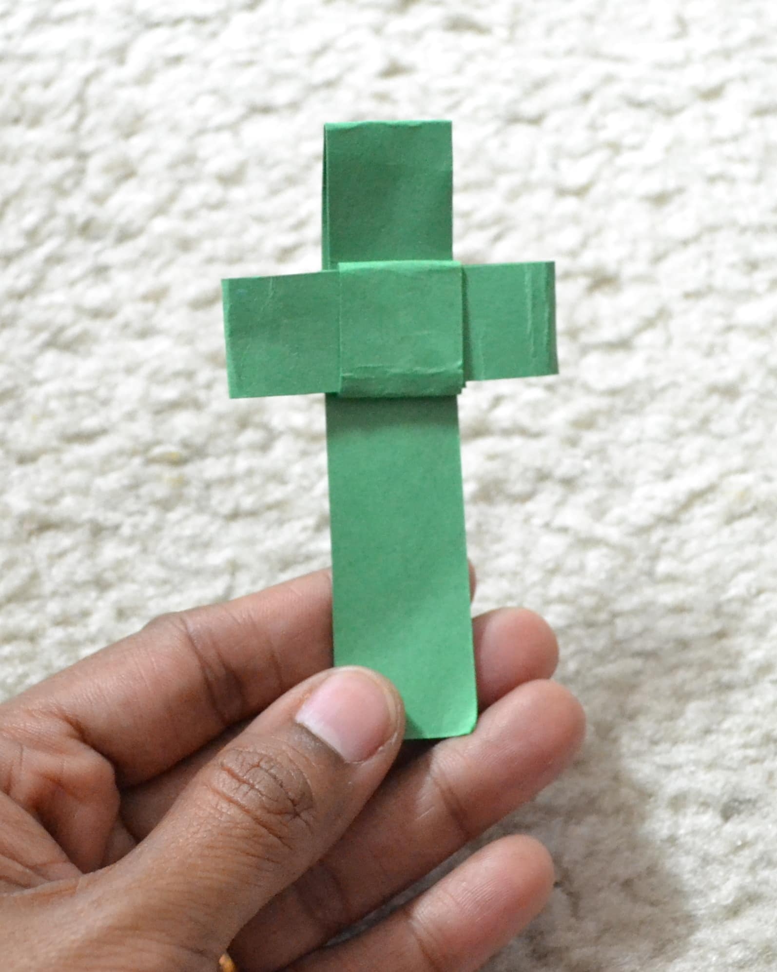 How To Make A Palm Cross Out Of Paper For Palm Sunday