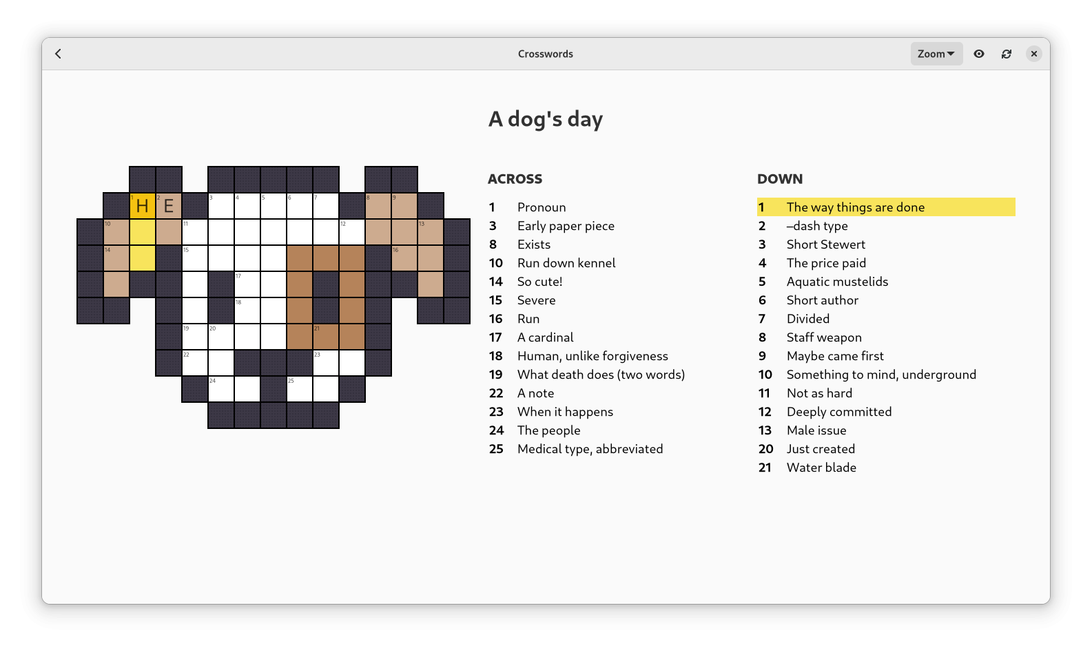 Introducing GNOME Crosswords Jonathan Blandford
