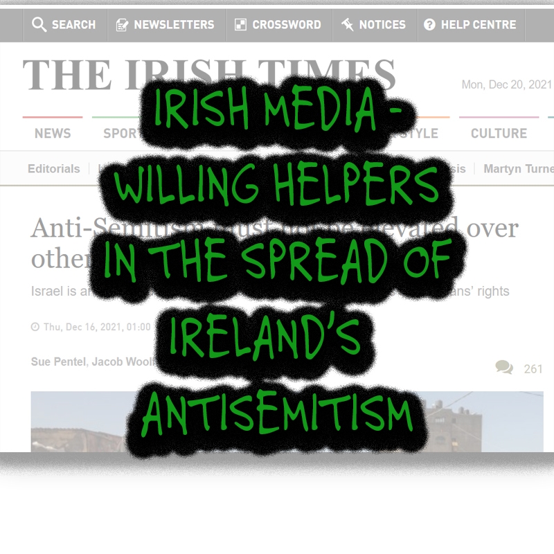Irish Media Is Helping To Spread Antisemitism