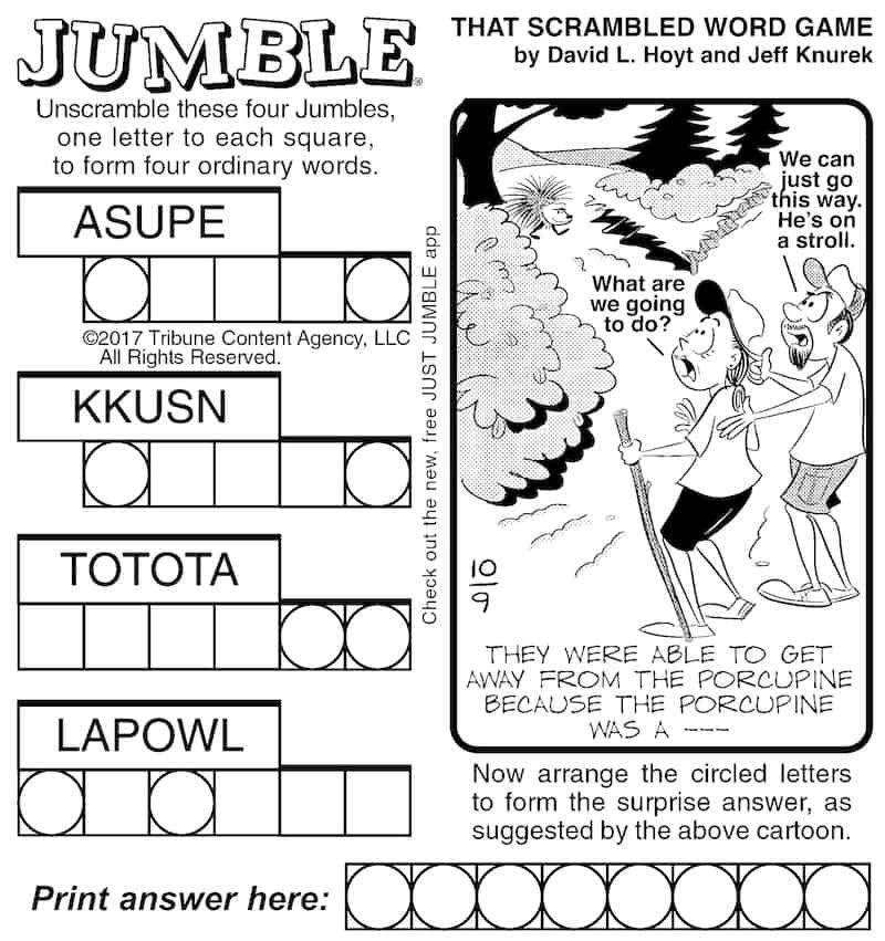 Jumble Puzzles For All Ages To Enjoy BOOMER Magazine