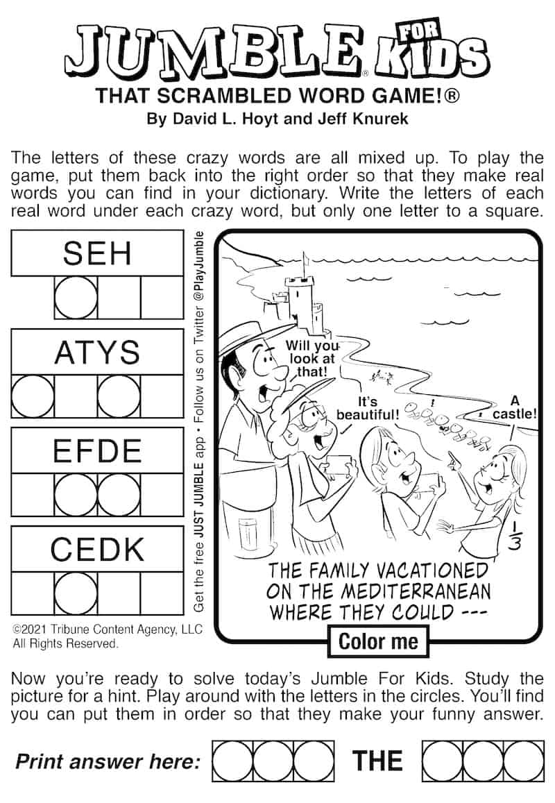 Jumble Puzzles For All Ages To Enjoy BOOMER Magazine
