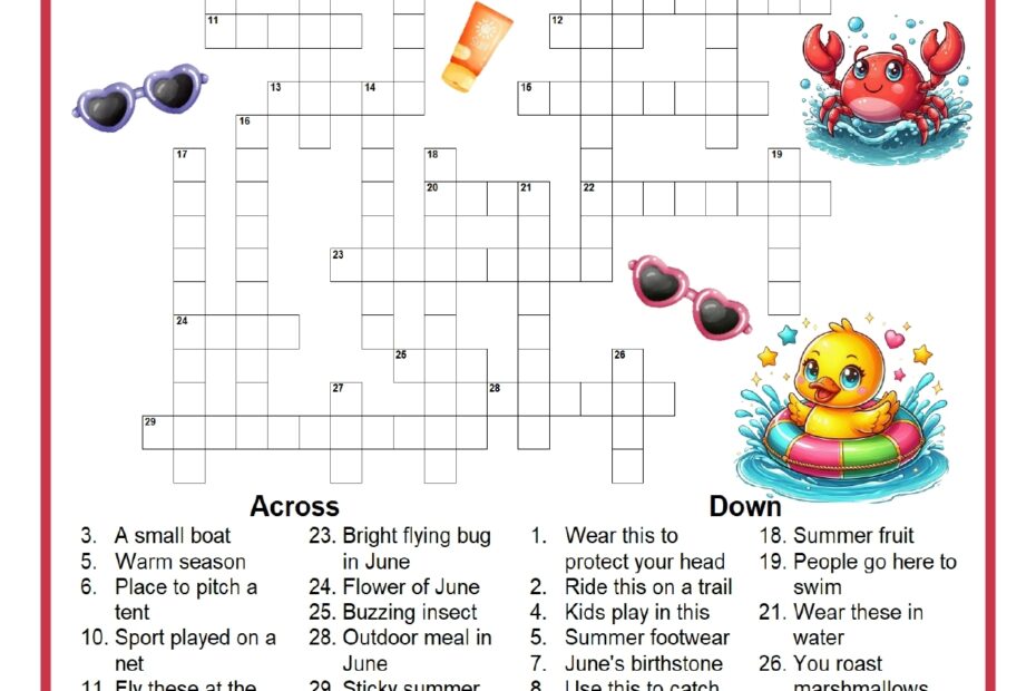 June Crossword Puzzle