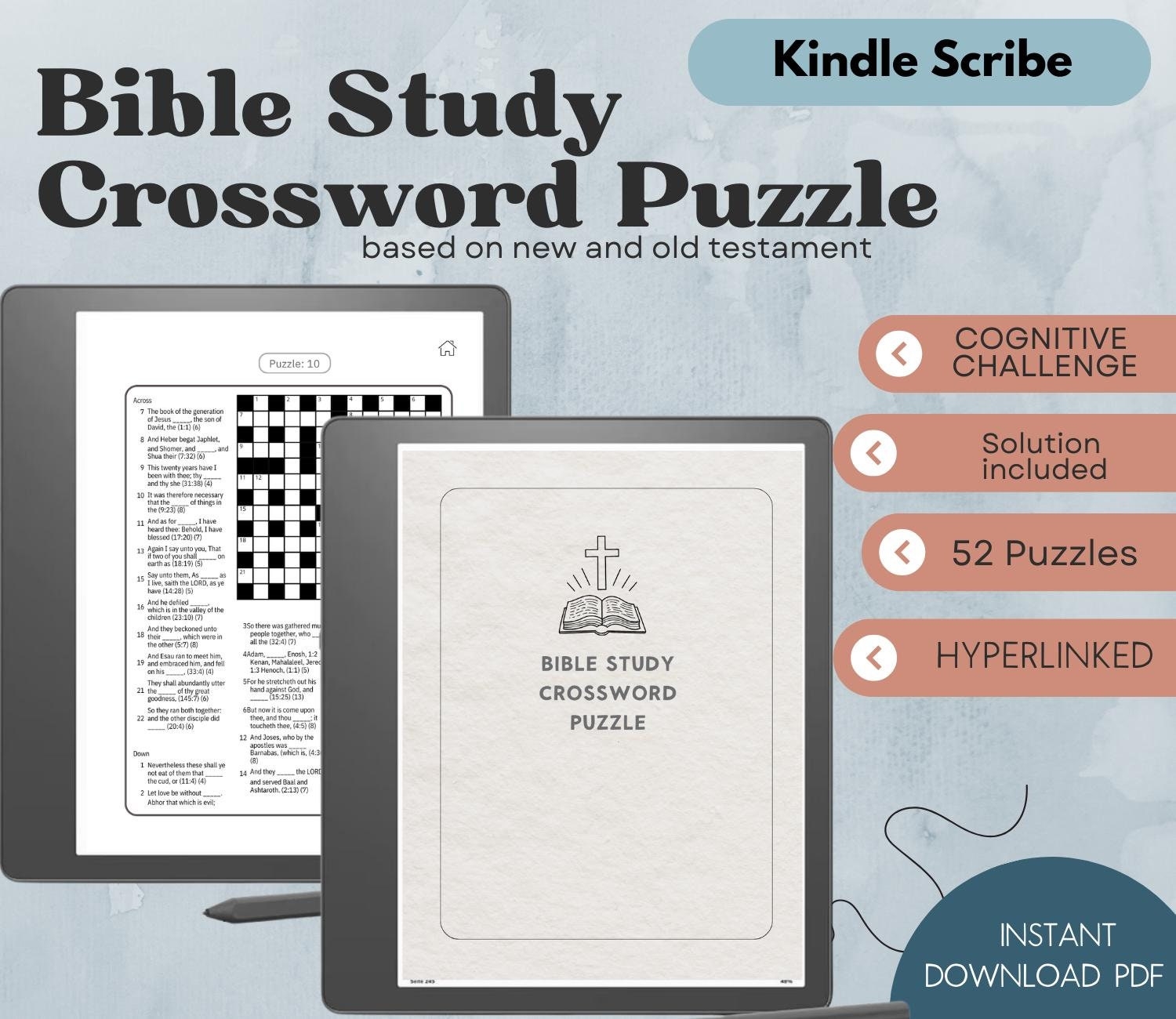 Kindle Scribe Games Etsy