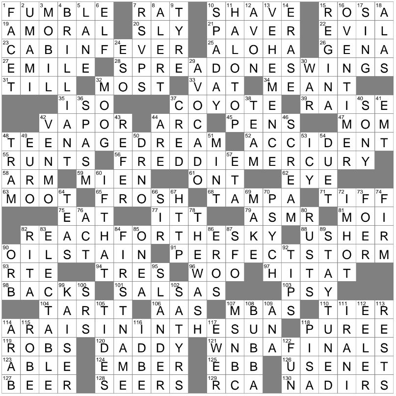 LA Times Crossword 31 Dec 23 Sunday LAXCrossword
