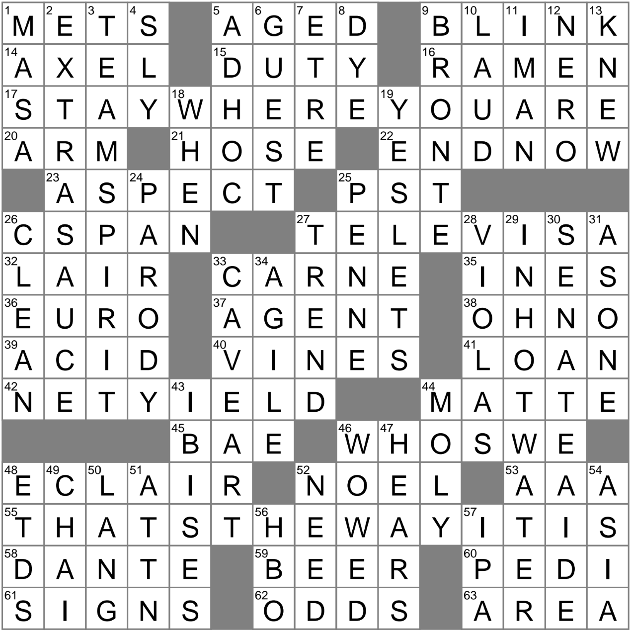 LA Times Crossword 6 Apr 24 Saturday LAXCrossword