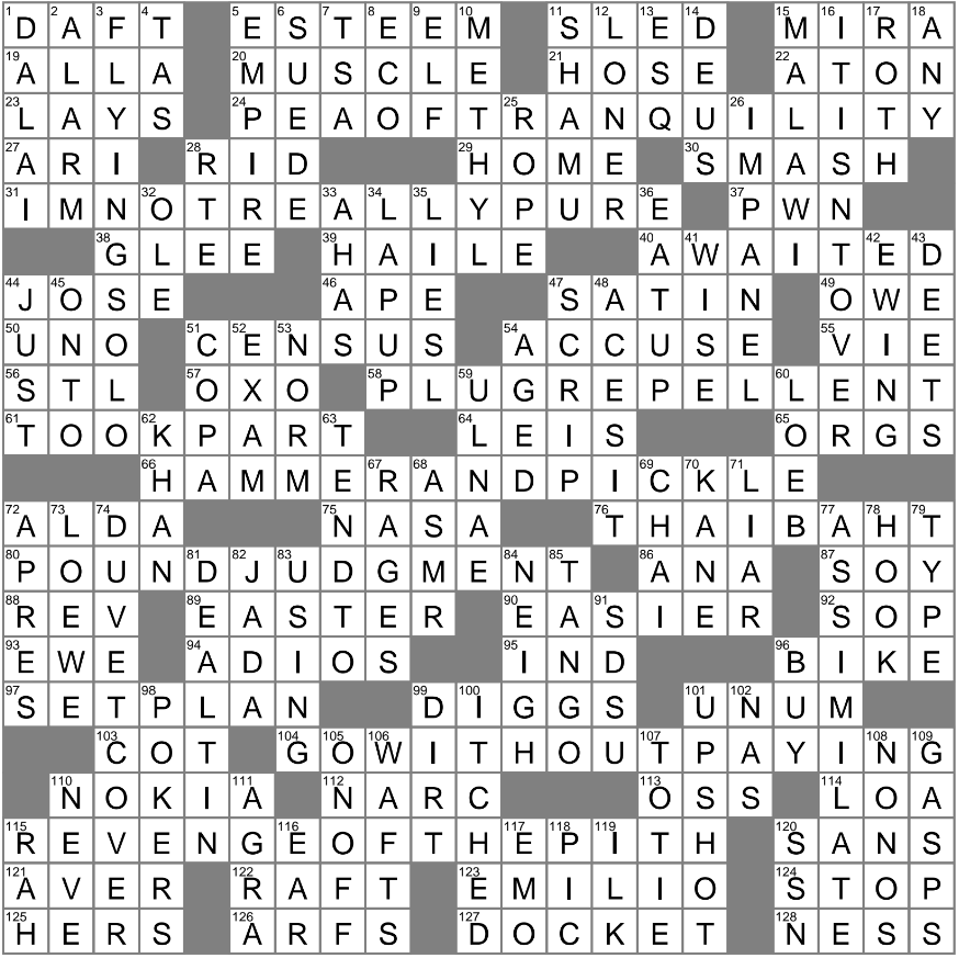 LA Times Crossword 6 Aug 23 Sunday LAXCrossword