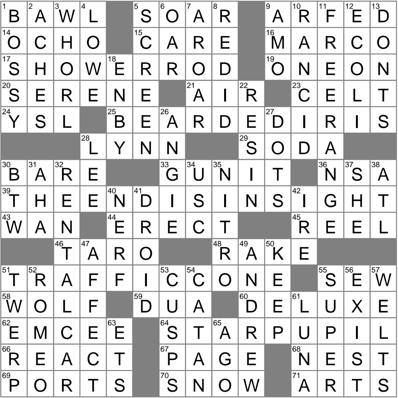 LA Times Crossword 8 Apr 24 Monday LAXCrossword