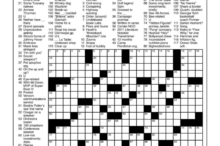 LA Times Crossword June 12 2022 Crosswords Yakimaherald