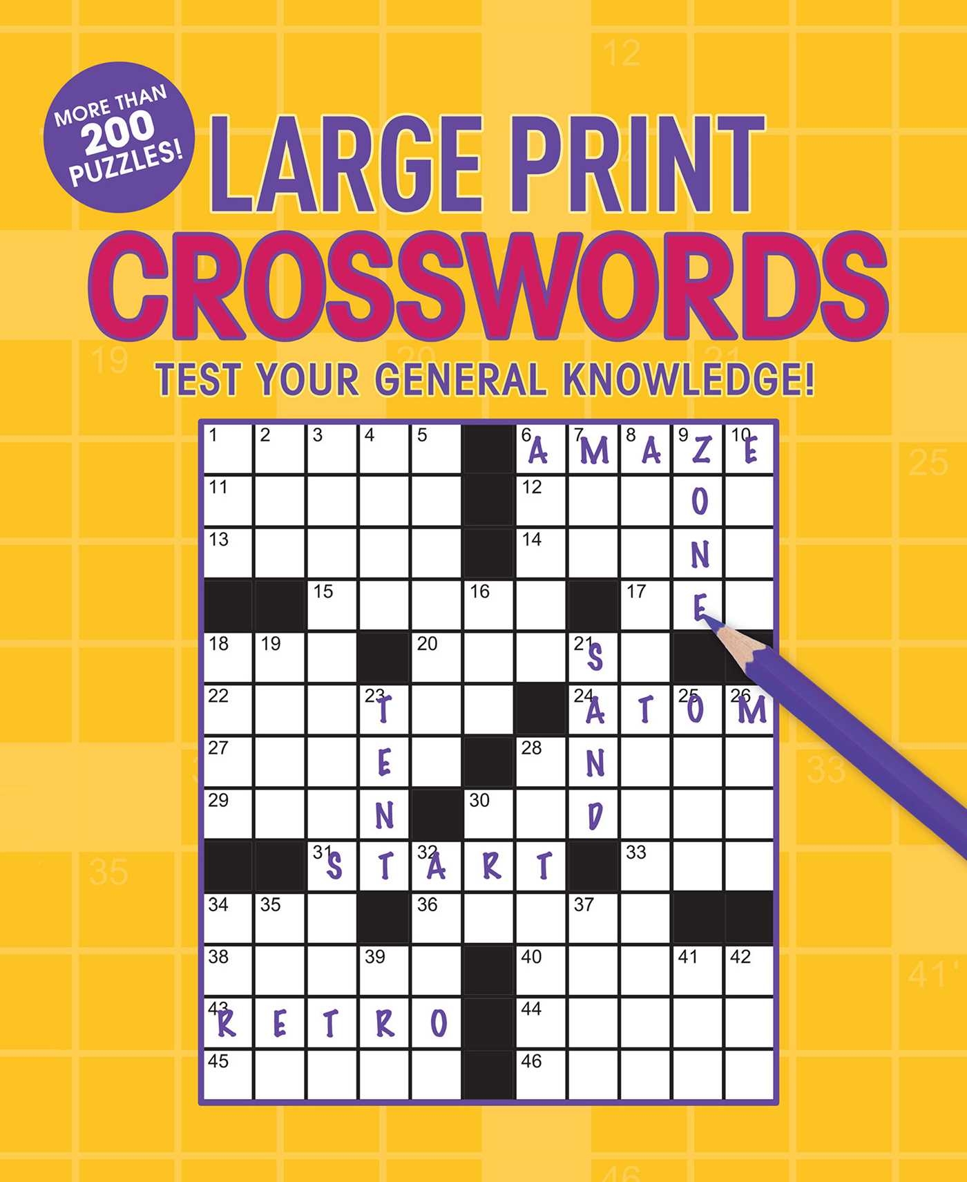 Large Print Crosswords Book By Editors Of Thunder Bay Press Official Publisher Page Simon U0026 Schuster
