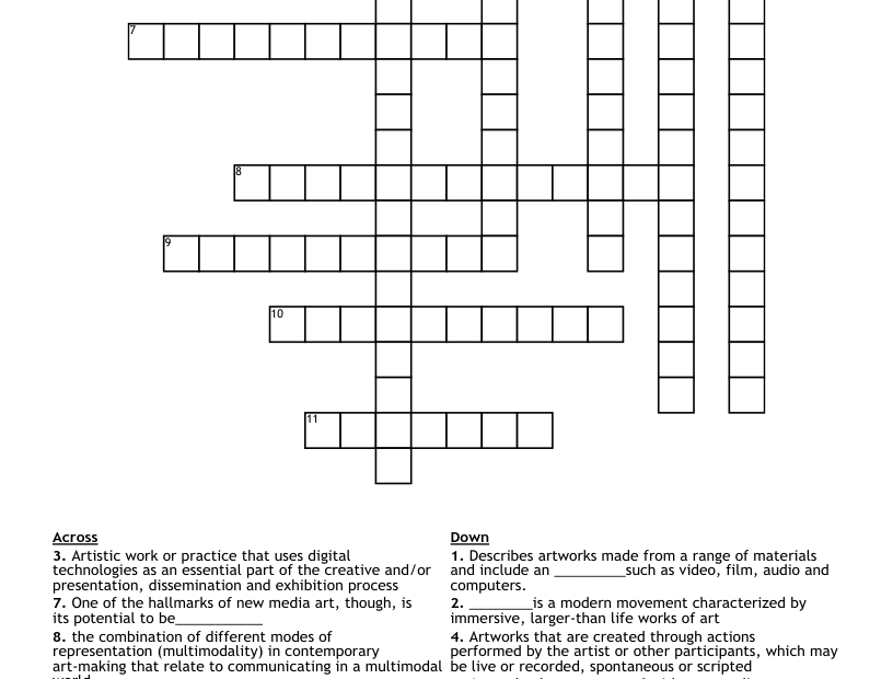 Learner Activity Sheet Crossword Puzzle WordMint