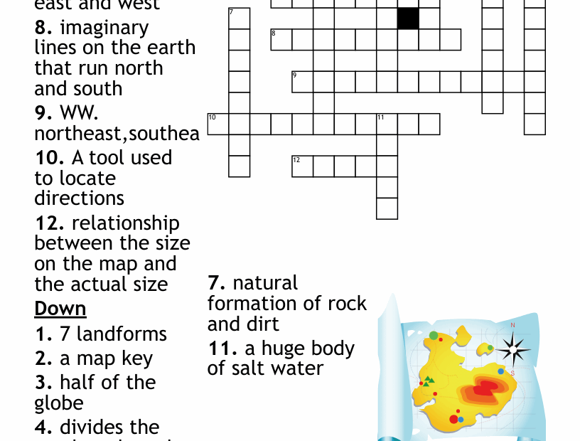 Maps Crossword WordMint