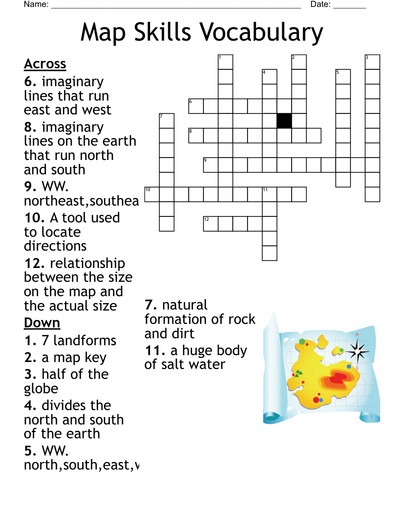 Maps Crossword WordMint Maps Crossword WordMint