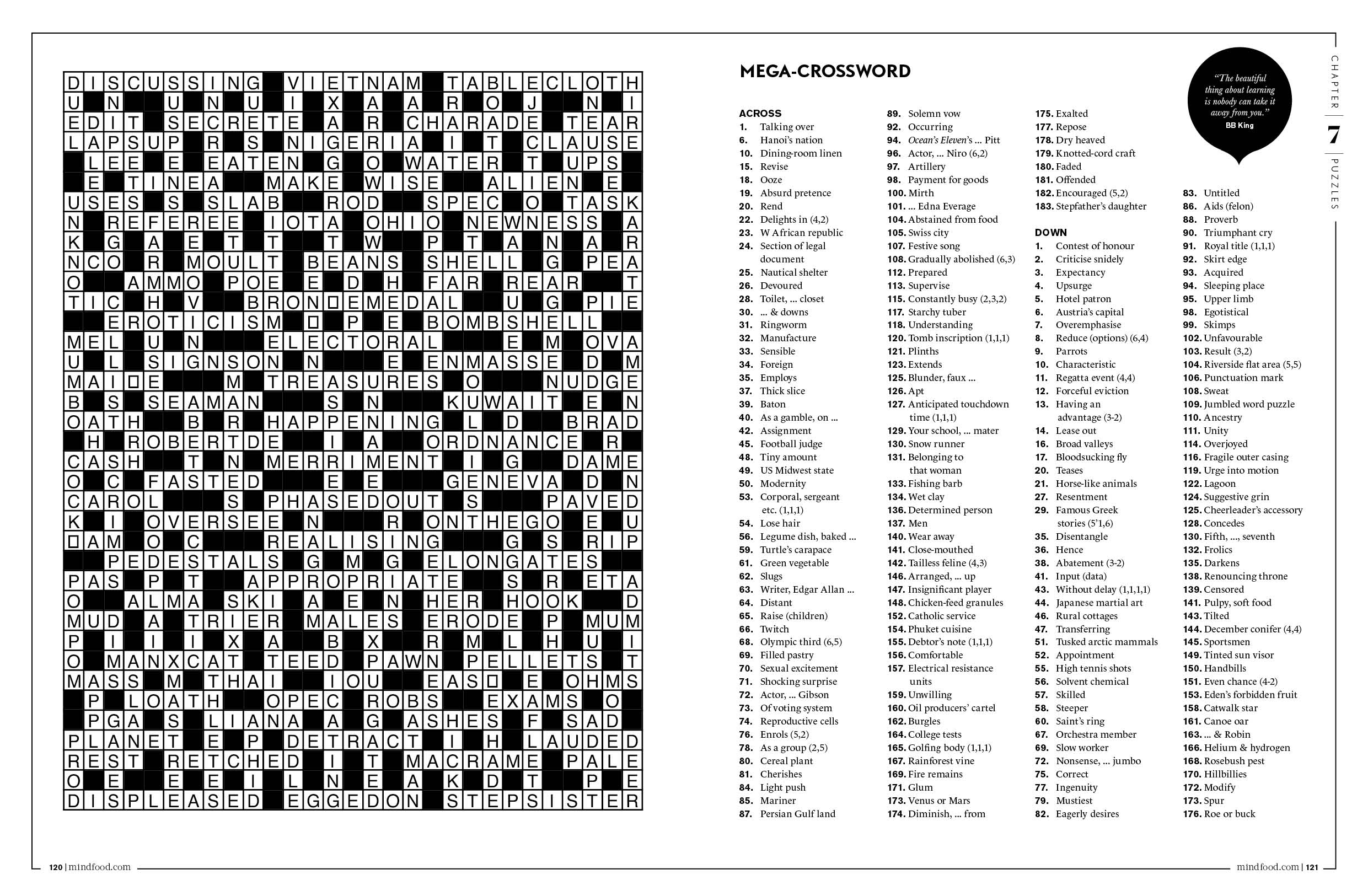 MiNDFOOD Puzzles Free Daily Crosswords Sudoku Word Search And More