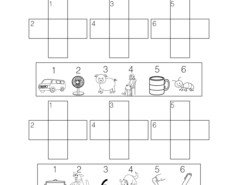 Mini Crossword Puzzles Worksheet Free Printable Digital U0026 PDF