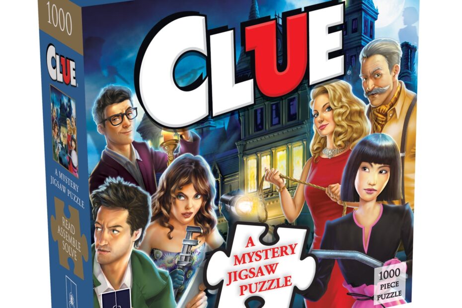 Murder Mystery Party Classic Mystery Jigsaw Puzzle Clue 1 000 Piece Jigsaw Puzzle Based On The Popular Hasbro Board Game