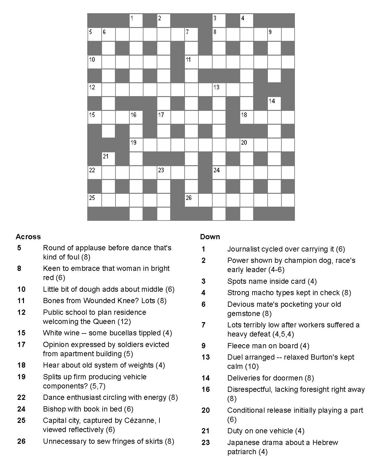 National Post Cryptic Crossword Forum Monday July 6 2015 DT 