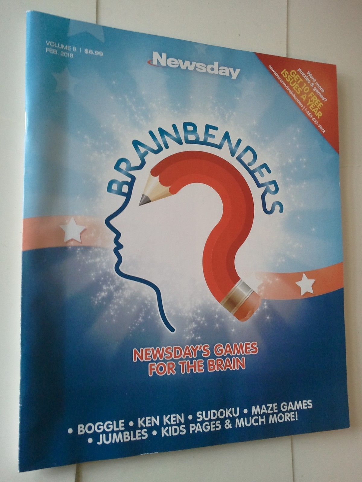 Newsday Brainbenders Volume 8 Crossword Sudoku Scrabble Boggle And More EBay UK