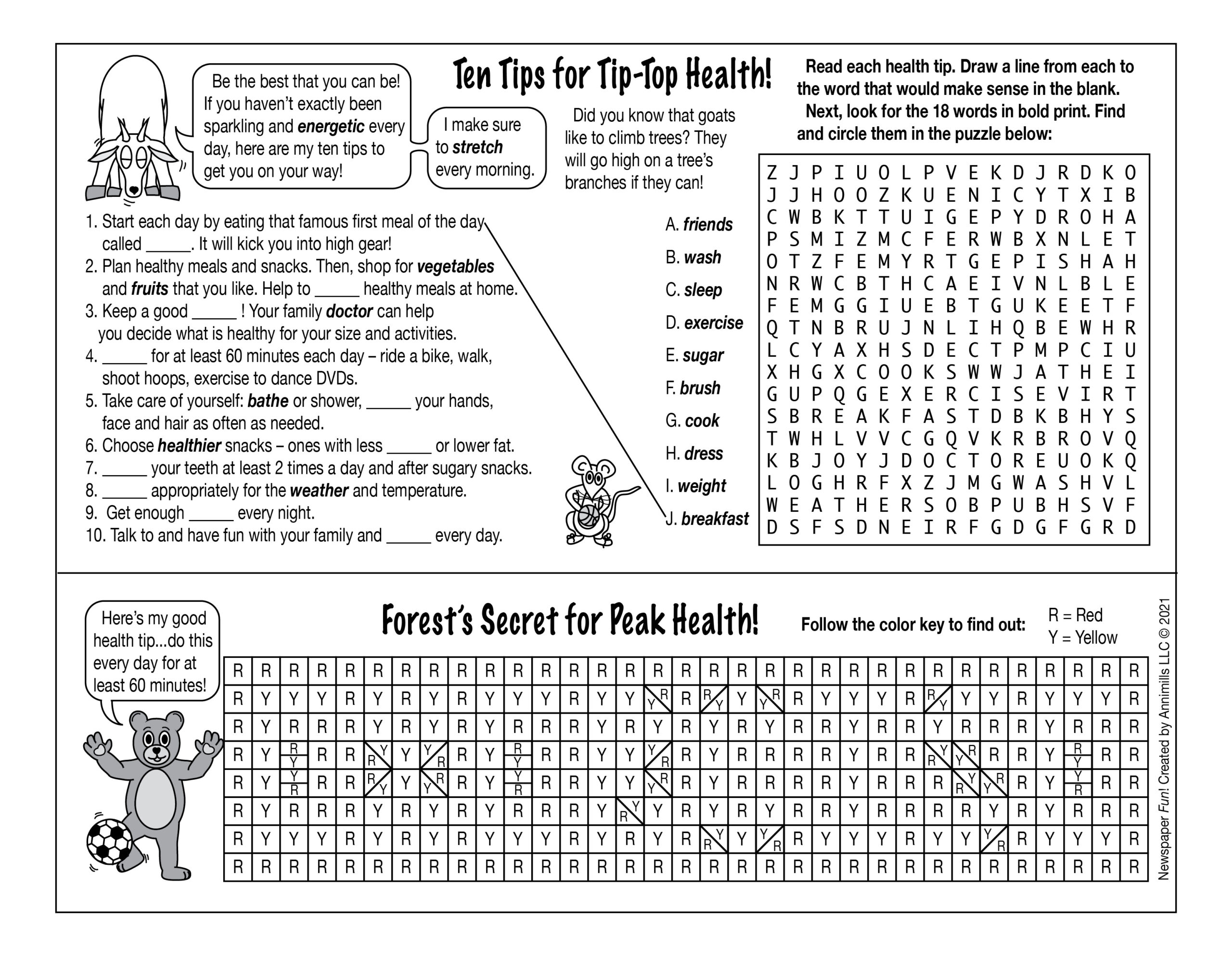 Nutrition And Food Groups Printable Activity Set Made By Teachers