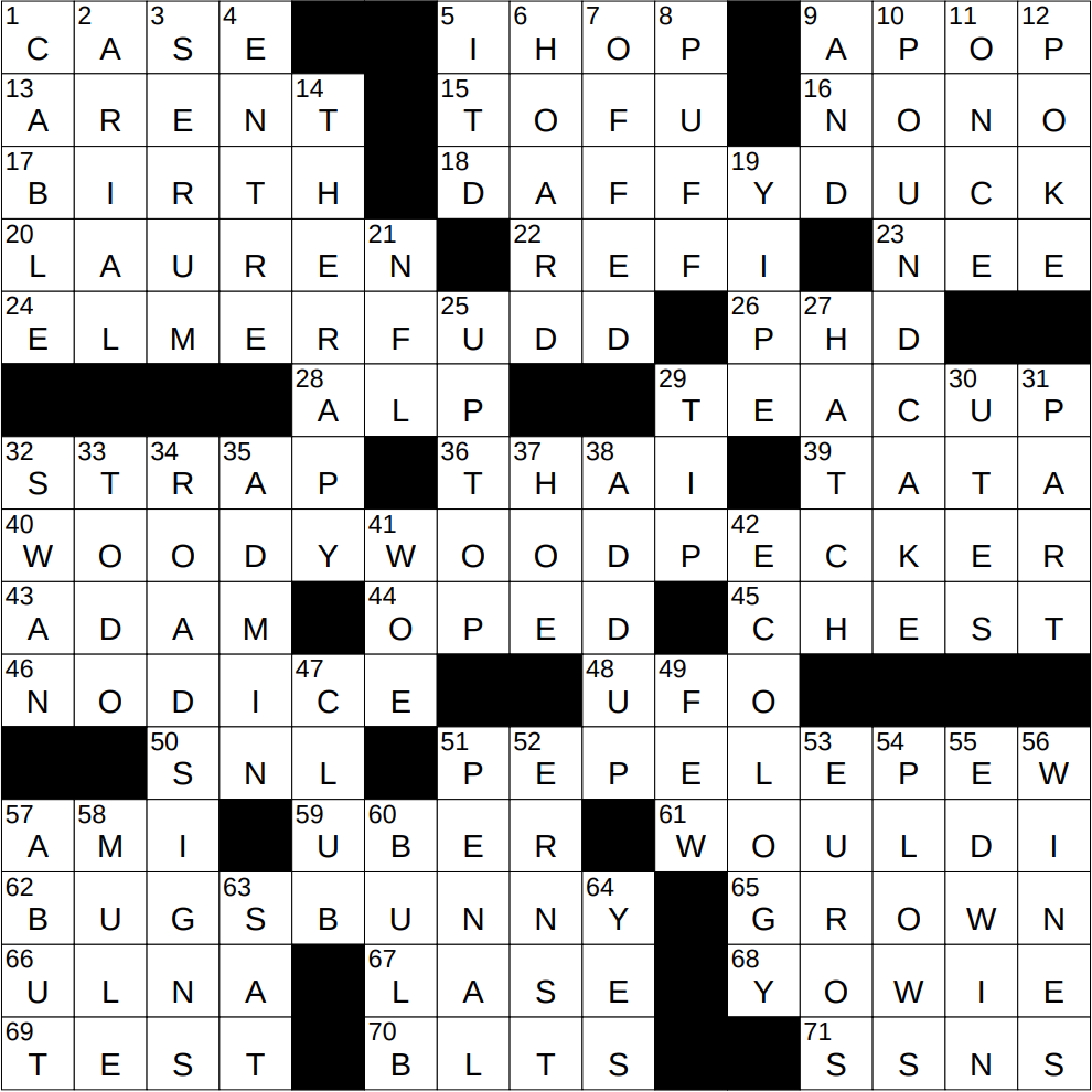 NYXCrossword Answers To The New York Times Crossword