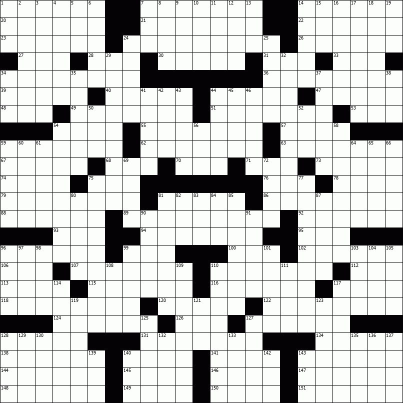 OnlineCrosswords Free Daily Crossword Puzzles