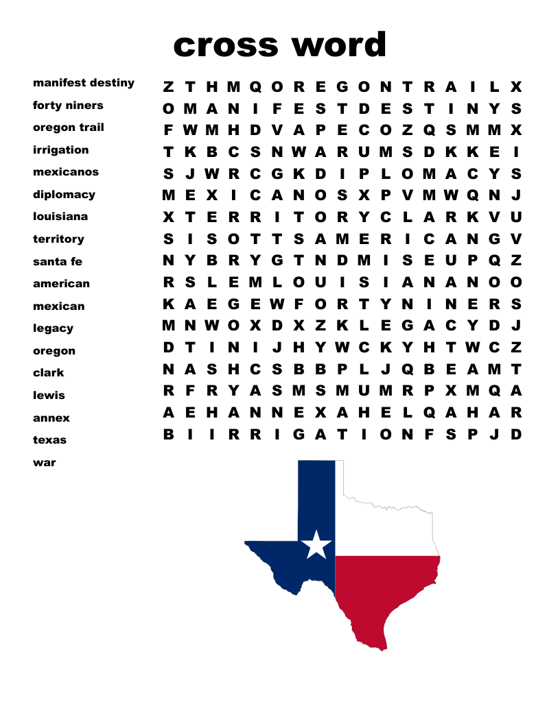 Oregon Country Word Search WordMint