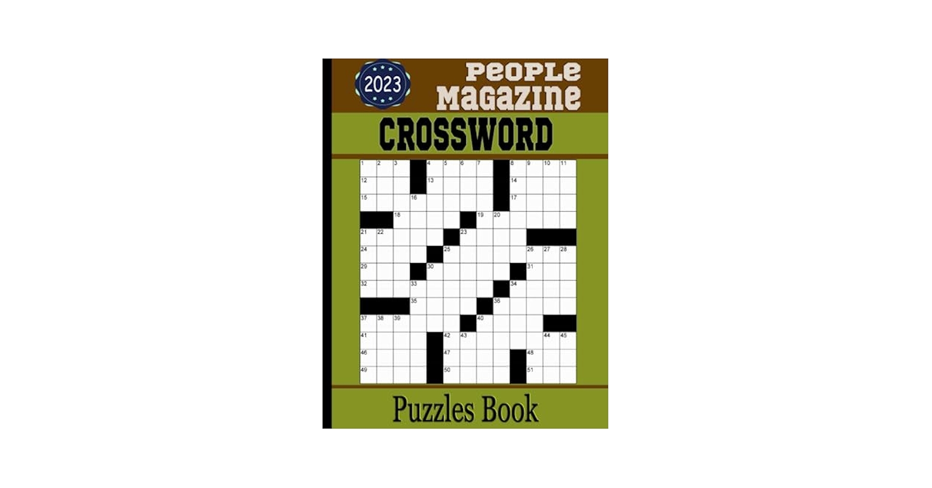 People Magazine Crossword Puzzles Book 2023 Large print Medium To 
