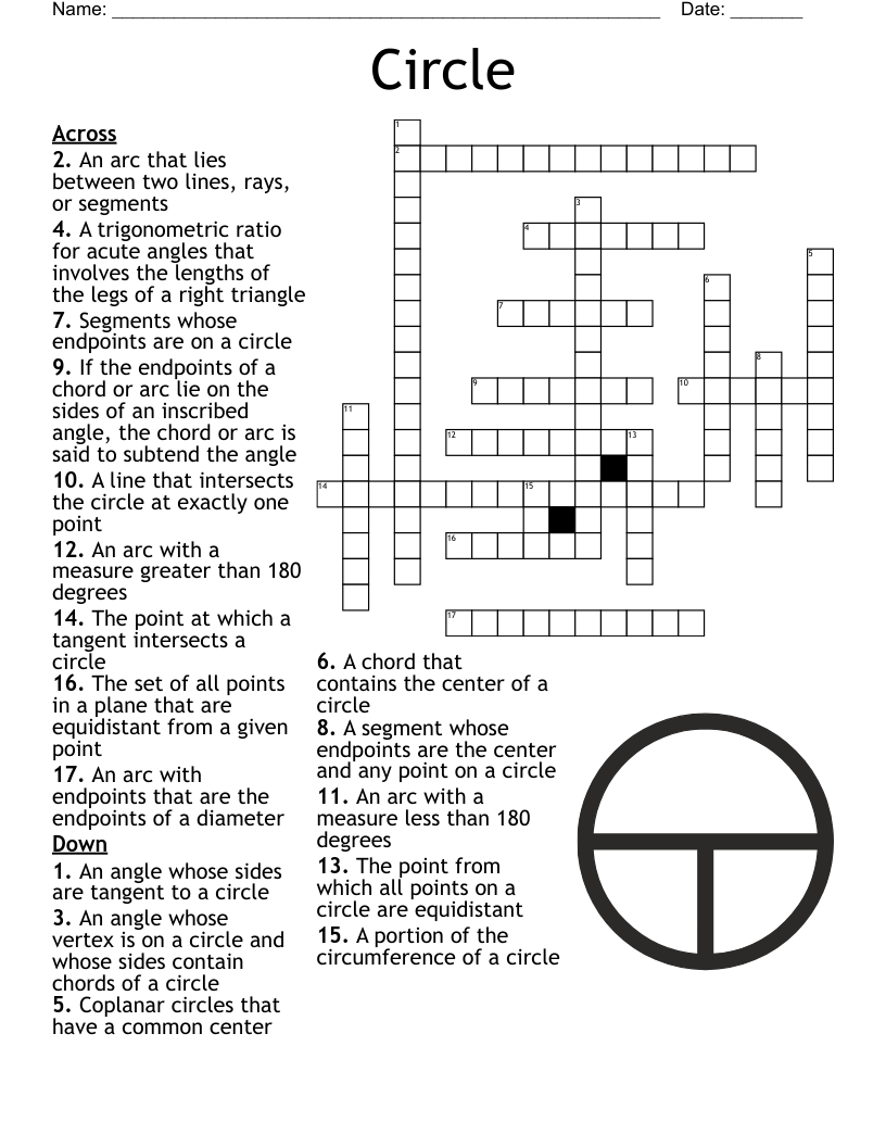 Point Line And Plane Terms Crossword WordMint