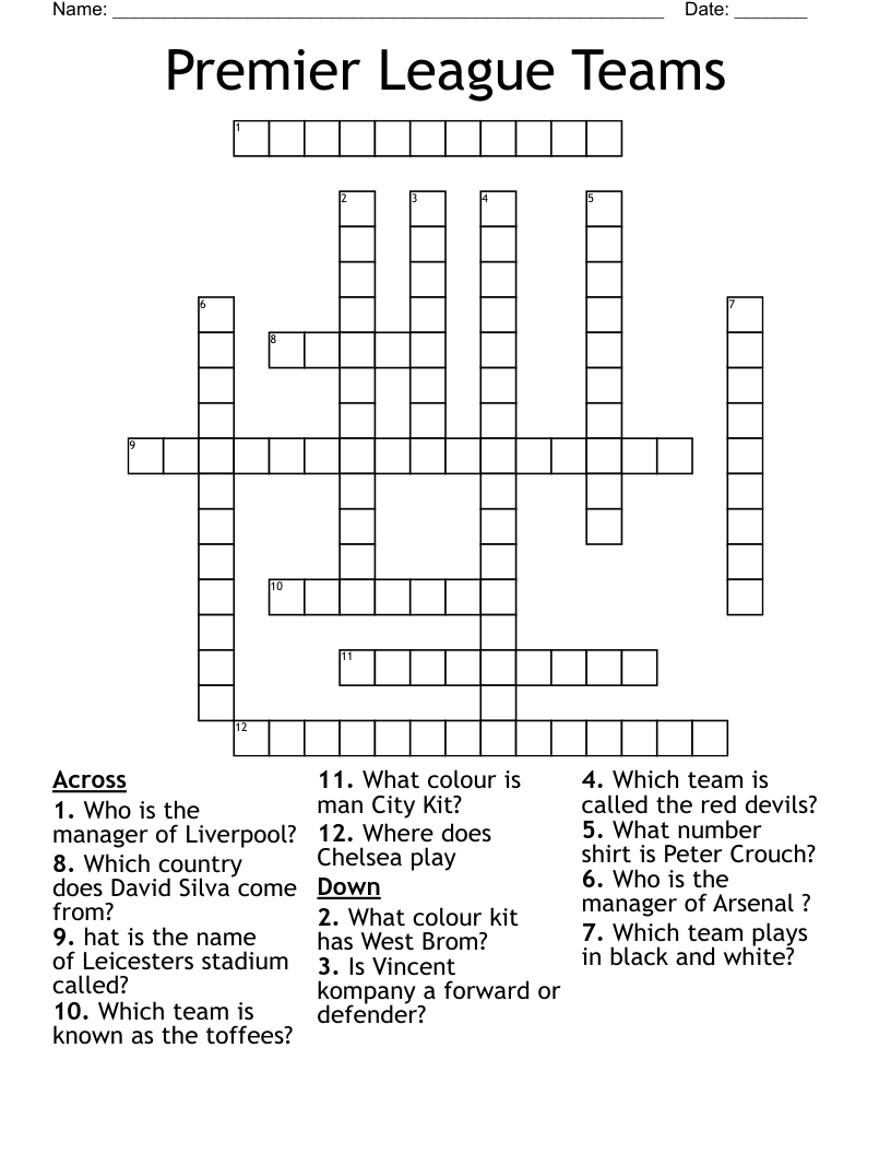 Premier Sunday On Sale Crossword