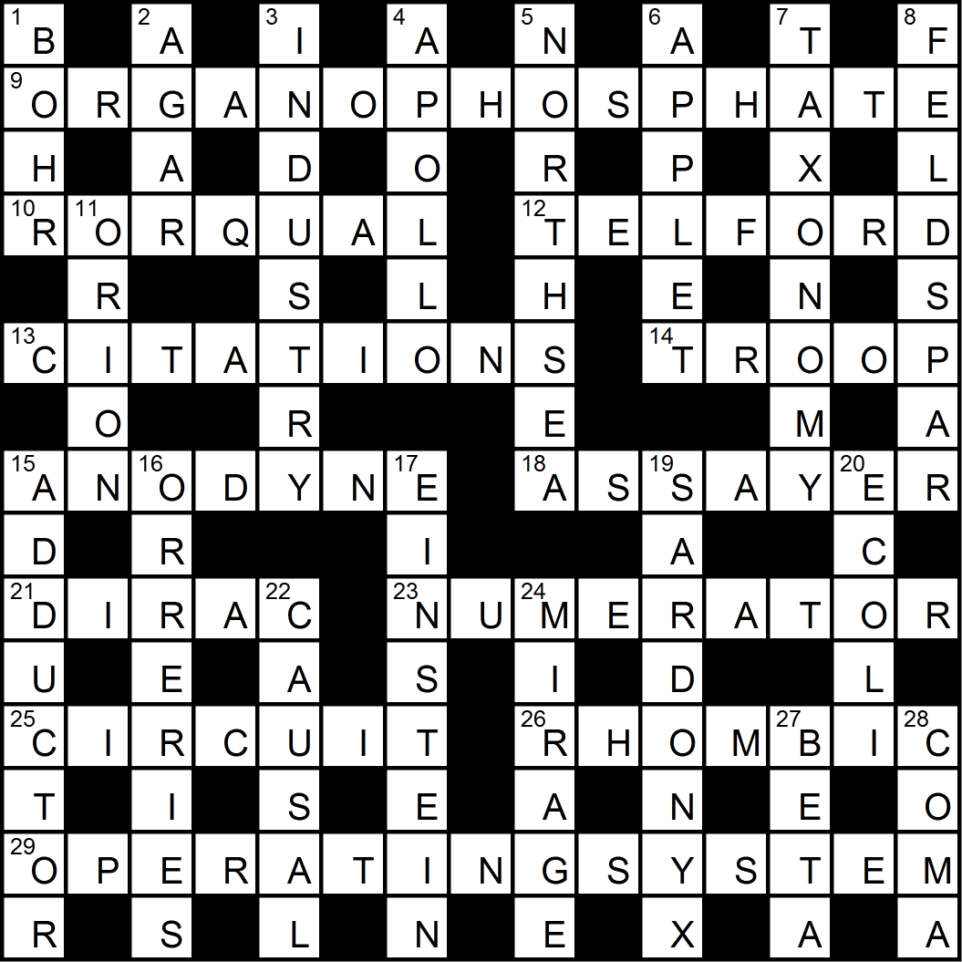 Quick Crossword 1 New Scientist