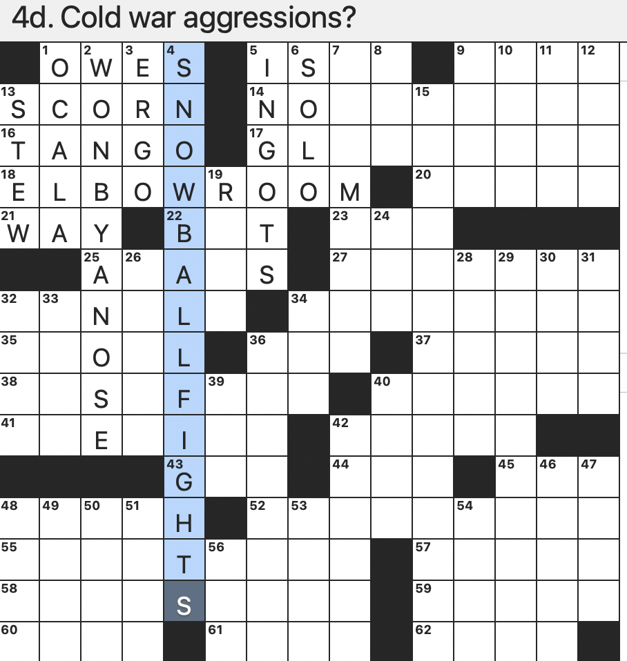 Rex Parker Does The NYT Crossword Puzzle 2023